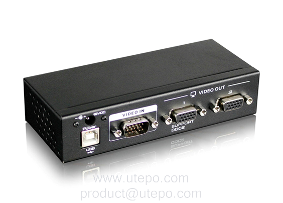 優(yōu)特普UTP502V高性能VGA視頻分配器 優(yōu)特普UTP502V高性能VGA視頻分配器